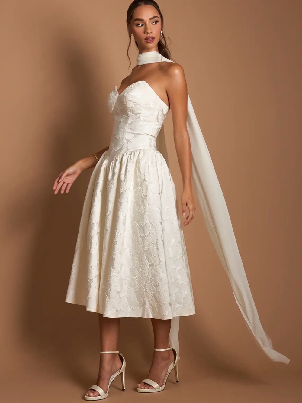 Azazie Astra French Midi Dress